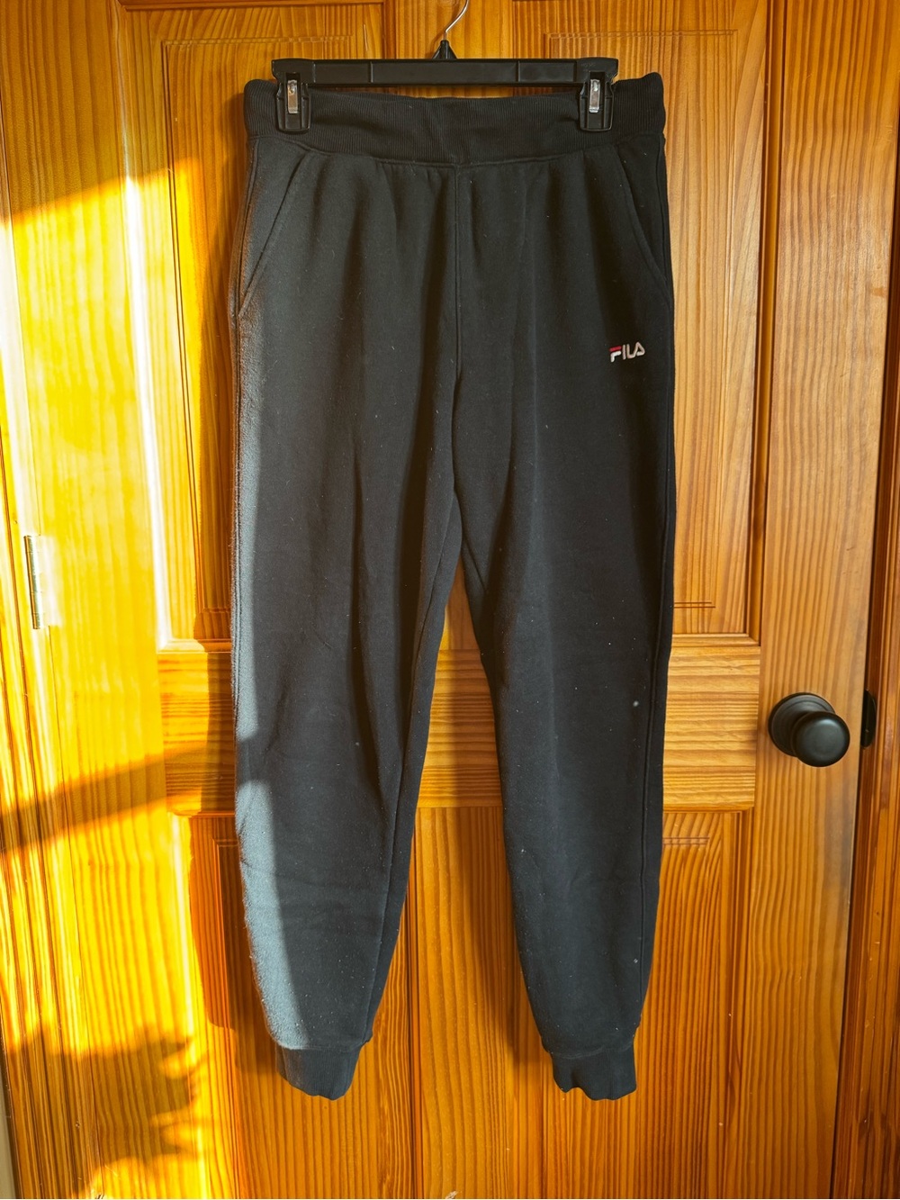 FILA Women’s Black Logo Sweatpants